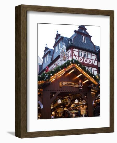 Weihnachtsmarkt (Christmas Market), Frankfurt, Hesse, Germany, Europe-Ethel Davies-Framed Photographic Print