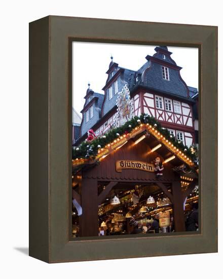 Weihnachtsmarkt (Christmas Market), Frankfurt, Hesse, Germany, Europe-Ethel Davies-Framed Premier Image Canvas