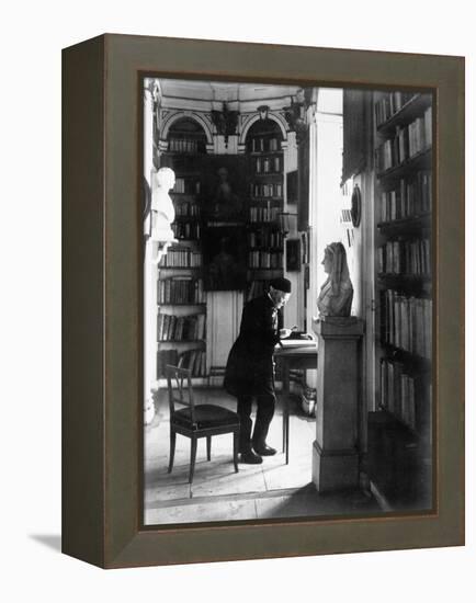 Weimar, Library, Rococo Room, Ca.1904-null-Framed Premier Image Canvas