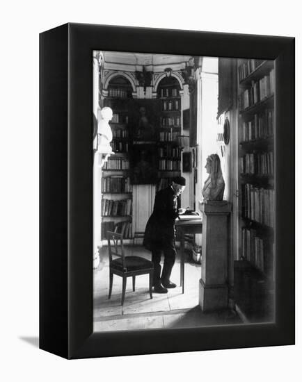 Weimar, Library, Rococo Room, Ca.1904-null-Framed Premier Image Canvas