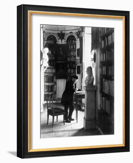 Weimar, Library, Rococo Room, Ca.1904-null-Framed Photographic Print