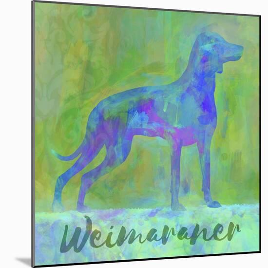 Weimaraner Dog-Cora Niele-Mounted Giclee Print