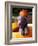 Weimaraner Puppy Inside Pumpkin-Guy Cali-Framed Photographic Print