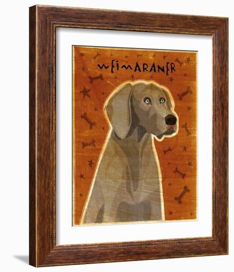 Weimaraner-John Golden-Framed Art Print