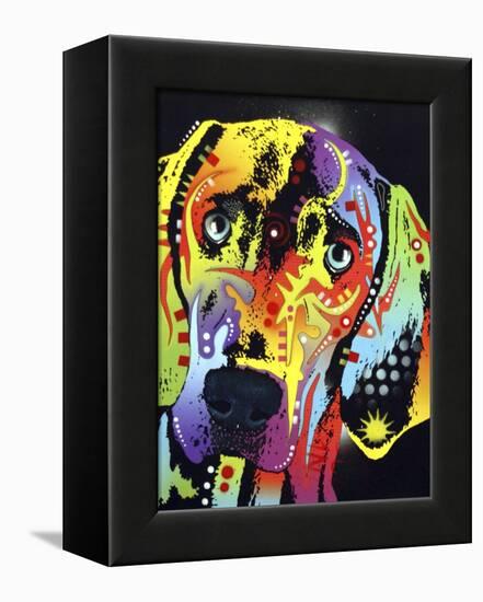 Weimaraner-Dean Russo-Framed Premier Image Canvas