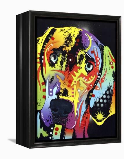 Weimaraner-Dean Russo-Framed Premier Image Canvas