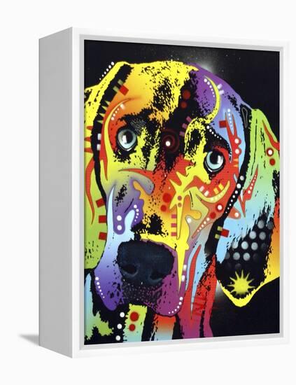 Weimaraner-Dean Russo-Framed Premier Image Canvas