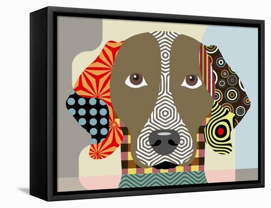 Weimaraner-Lanre Adefioye-Framed Premier Image Canvas