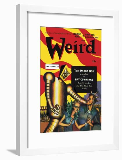 Weird Magazine: Man-Made Men Revolt-null-Framed Art Print