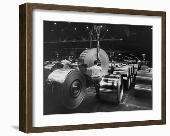 Weirton Steel Mill-null-Framed Premium Photographic Print