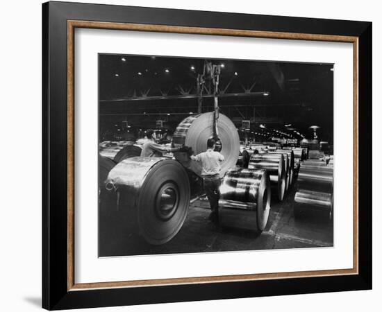 Weirton Steel Mill-null-Framed Premium Photographic Print