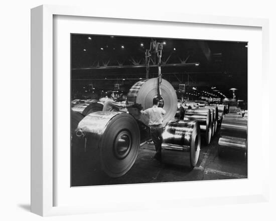 Weirton Steel Mill-null-Framed Premium Photographic Print