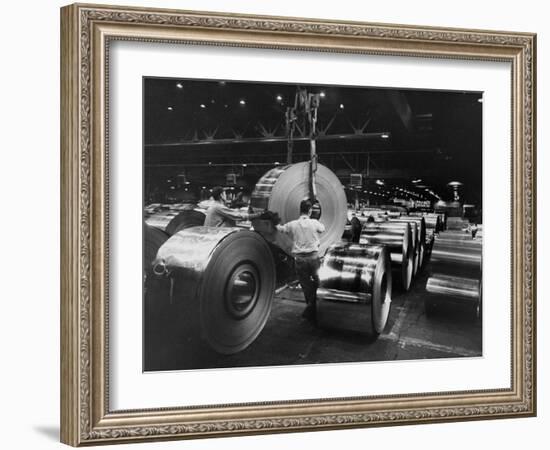 Weirton Steel Mill-null-Framed Photographic Print