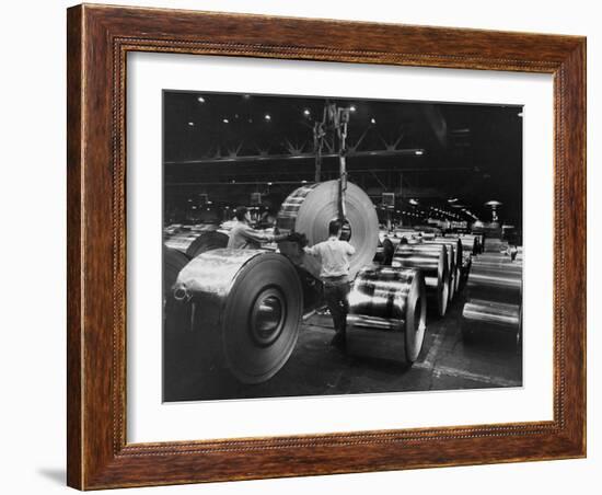 Weirton Steel Mill-null-Framed Photographic Print