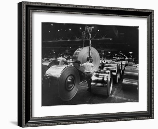 Weirton Steel Mill-null-Framed Photographic Print