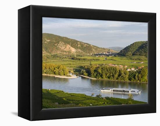 Weissenkirchen Over The Danube In The Wachau, Austria-Martin Zwick-Framed Premier Image Canvas