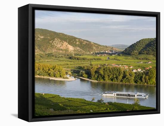 Weissenkirchen Over The Danube In The Wachau, Austria-Martin Zwick-Framed Premier Image Canvas