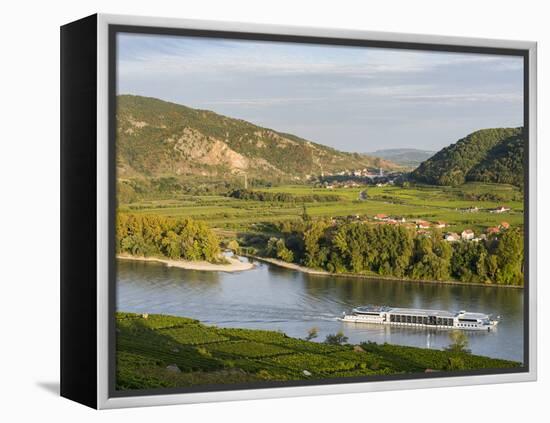 Weissenkirchen Over The Danube In The Wachau, Austria-Martin Zwick-Framed Premier Image Canvas