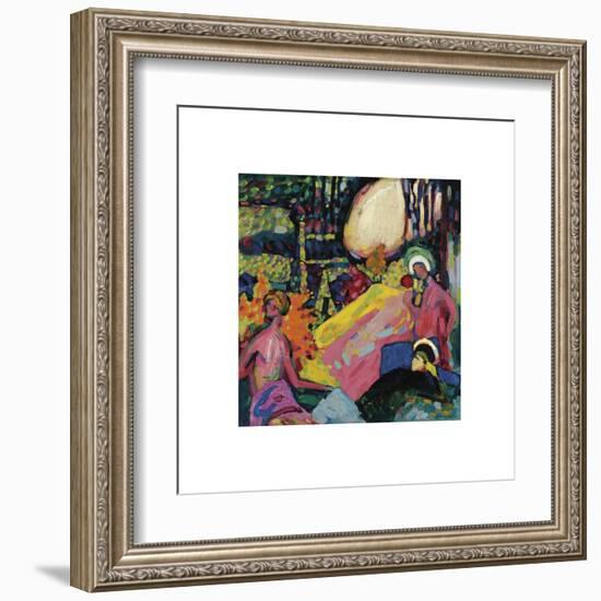 Weisser Klang (White Sound)-Wassily Kandinsky-Framed Premium Giclee Print