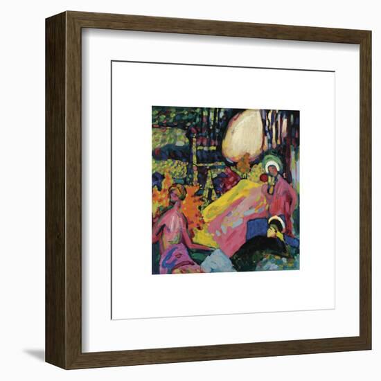 Weisser Klang (White Sound)-Wassily Kandinsky-Framed Premium Giclee Print