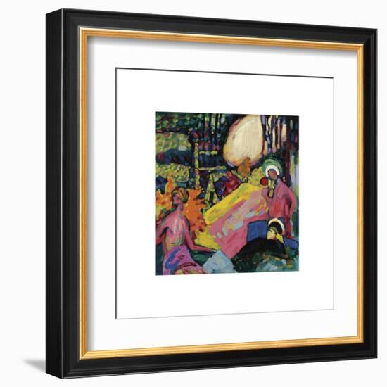 Weisser Klang (White Sound)-Wassily Kandinsky-Framed Premium Giclee Print