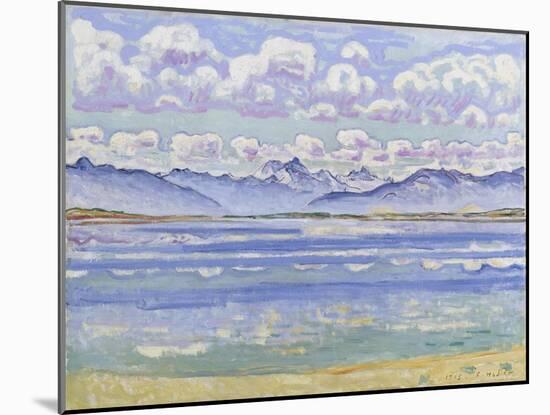 Weisshorn, von Montana aus gesehen. 1915-Ferdinand Hodler-Mounted Giclee Print