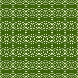 Green Native Pattern-weknow-Art Print