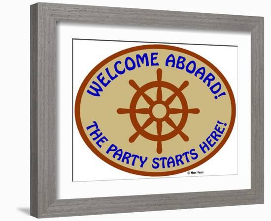 Welcome Aboard Party-Mark Frost-Framed Giclee Print