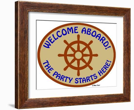 Welcome Aboard Party-Mark Frost-Framed Giclee Print