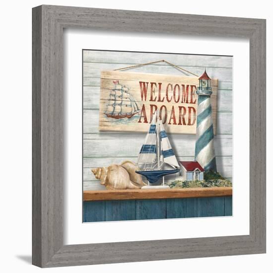 Welcome Aboard-Conrad Knutsen-Framed Art Print