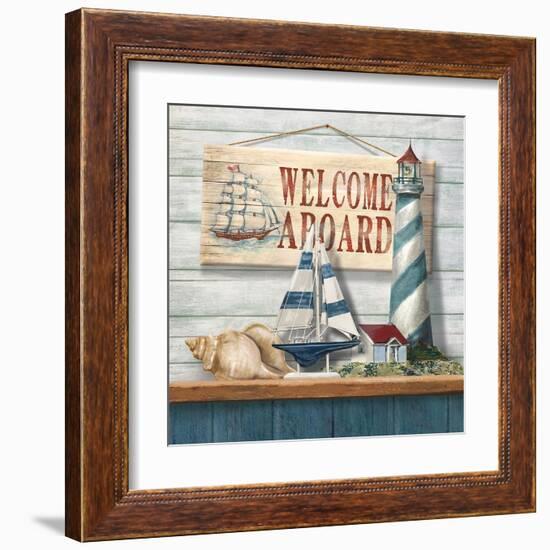 Welcome Aboard-Conrad Knutsen-Framed Art Print