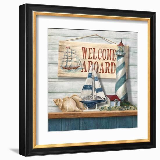 Welcome Aboard-Conrad Knutsen-Framed Art Print