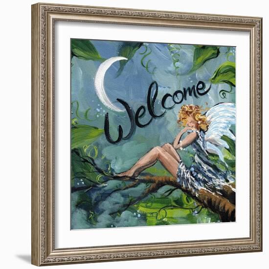 Welcome Angel-sylvia pimental-Framed Art Print