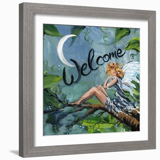 Welcome Angel-sylvia pimental-Framed Art Print