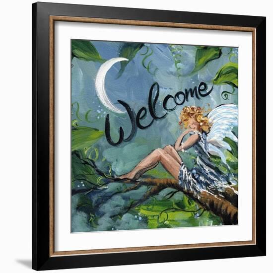 Welcome Angel-sylvia pimental-Framed Art Print