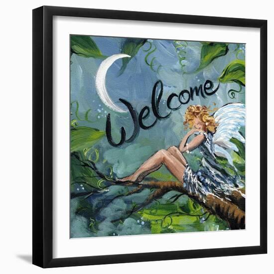 Welcome Angel-sylvia pimental-Framed Art Print