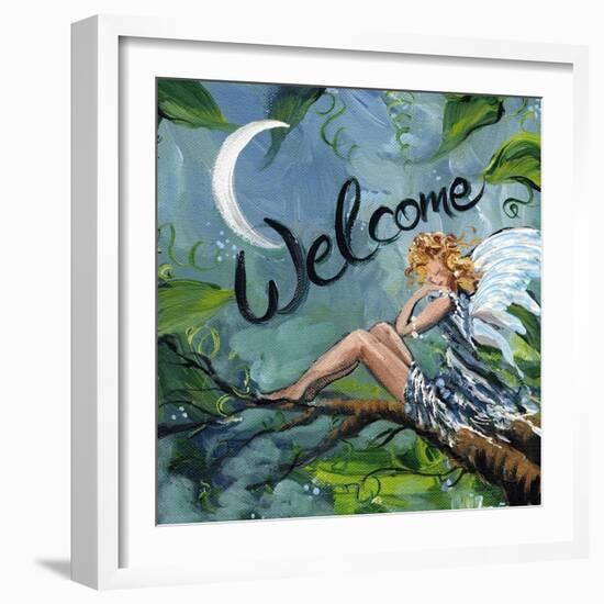 Welcome Angel-sylvia pimental-Framed Art Print