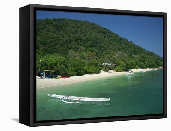 Welcome Bay Beach, Fitzroy Island, Near Cairns, Queensland, Australia, Pacific-Ken Gillham-Framed Premier Image Canvas