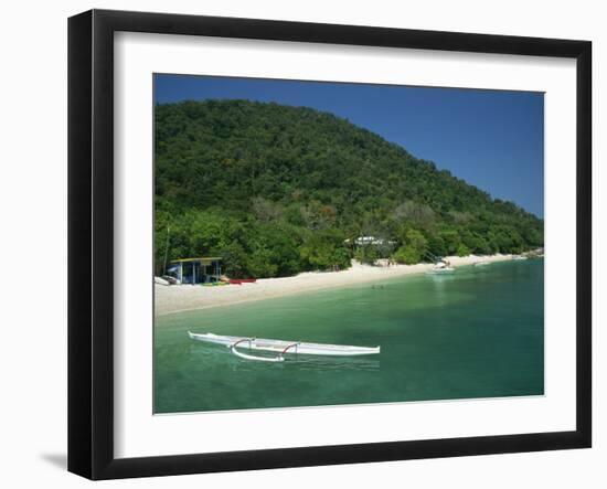Welcome Bay Beach, Fitzroy Island, Near Cairns, Queensland, Australia, Pacific-Ken Gillham-Framed Photographic Print