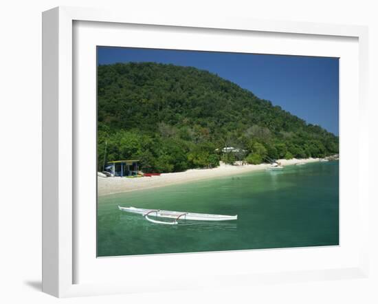 Welcome Bay Beach, Fitzroy Island, Near Cairns, Queensland, Australia, Pacific-Ken Gillham-Framed Photographic Print