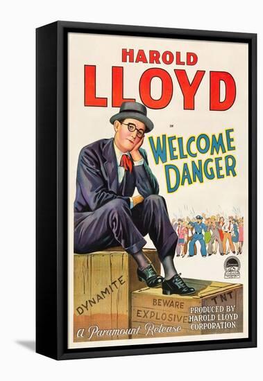 Welcome Danger [1929], Directed by Clyde Bruckman.-null-Framed Premier Image Canvas