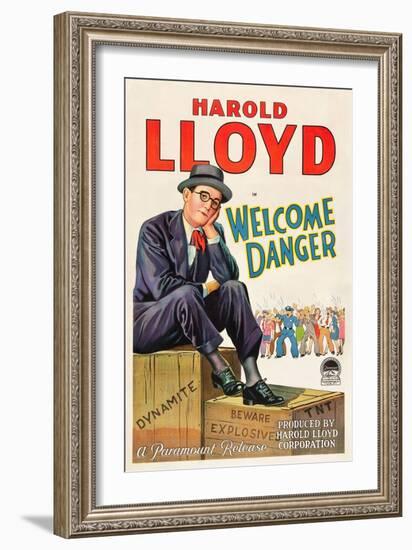 Welcome Danger [1929], Directed by Clyde Bruckman.-null-Framed Giclee Print