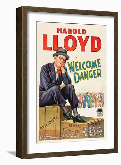 Welcome Danger [1929], Directed by Clyde Bruckman.-null-Framed Giclee Print