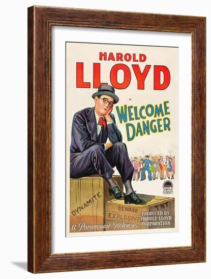 Welcome Danger [1929], Directed by Clyde Bruckman.-null-Framed Giclee Print