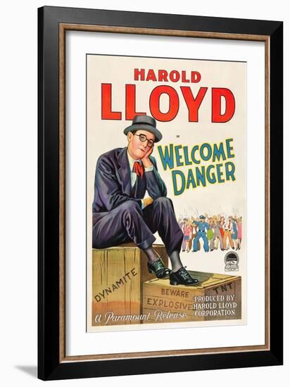 Welcome Danger [1929], Directed by Clyde Bruckman.-null-Framed Giclee Print