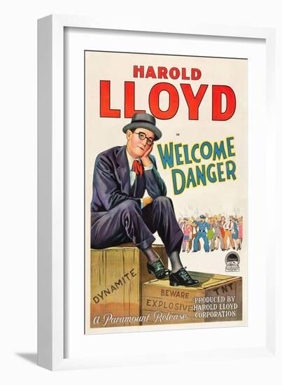 Welcome Danger [1929], Directed by Clyde Bruckman.-null-Framed Giclee Print