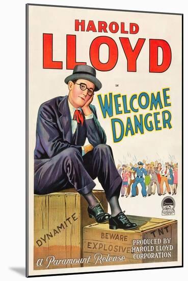 Welcome Danger [1929], Directed by Clyde Bruckman.-null-Mounted Giclee Print