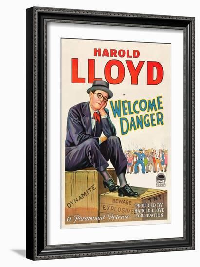 Welcome Danger [1929], Directed by Clyde Bruckman.-null-Framed Giclee Print