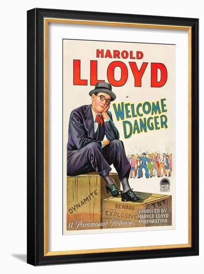 Welcome Danger [1929], Directed by Clyde Bruckman.-null-Framed Giclee Print