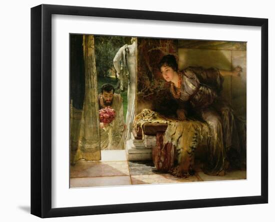 Welcome Footsteps, 1883-Sir Lawrence Alma-Tadema-Framed Giclee Print